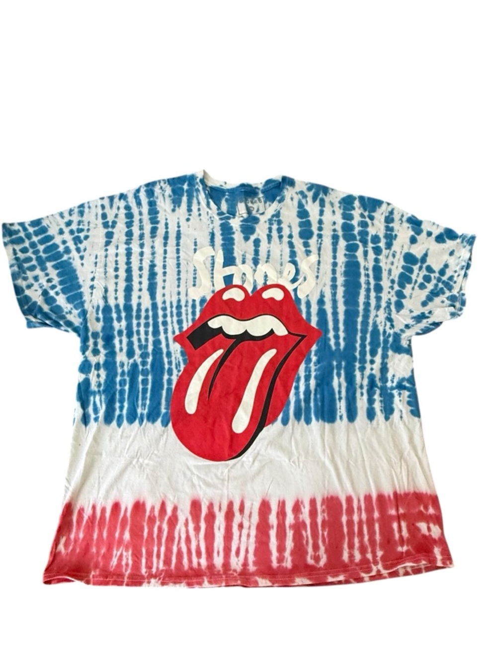 Rolling Stones 2019 Tour Tie Dye T Shirt 3XL Band Tee Graphic